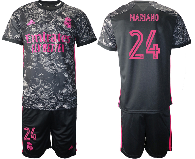 2021 Men Real Madrid away #24 soccer jerseys